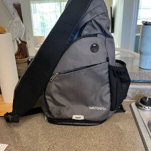 WATERFLY Gray Sling Bag unisex